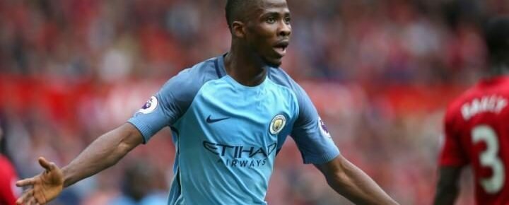 Iheanacho of Manchester City celebrates