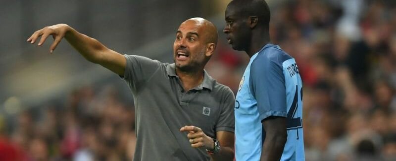 Yaya with Manager